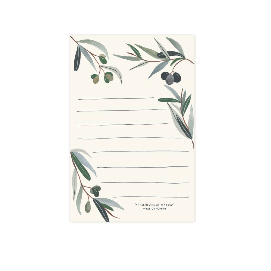 Olive Branch Notepad